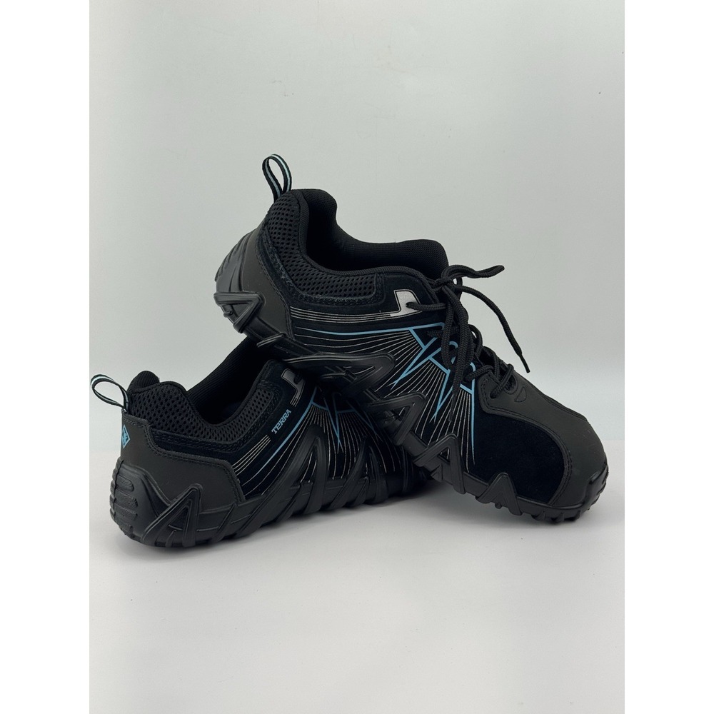 Terra Work Shoes Women's Suede Upper Composite Toe Plate Oil & Slip Resistant - Picture 9 of 11